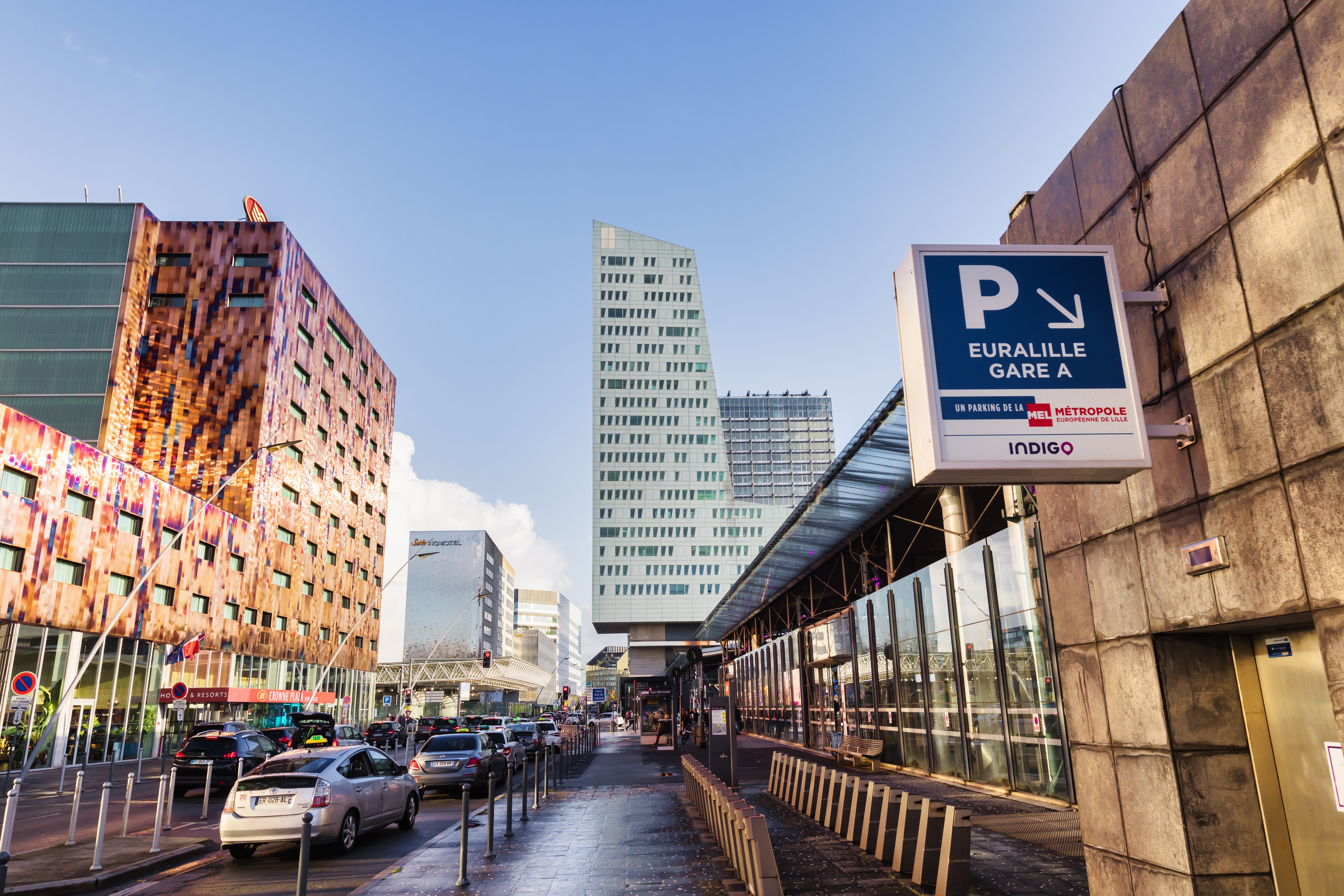 Gare de Lille-Europe de nuit — taxi Lille gare disponible 24h/24
